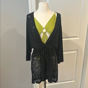 Dotti Black Women's Swim Cover-Up